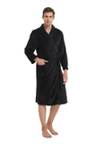 Load image into Gallery viewer, Black Men&#39;s Bathrobe