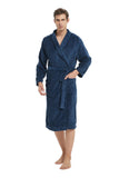 Load image into Gallery viewer, Blue Men&#39;s Bathrobe