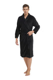 Load image into Gallery viewer, Black Men&#39;s Bathrobe