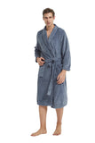 Load image into Gallery viewer, Gray Men&#39;s Bathrobe