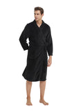 Load image into Gallery viewer, Black Men&#39;s Bathrobe